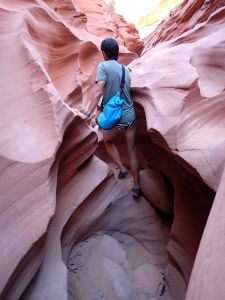 Antelope Canyon je místy velmi úzký